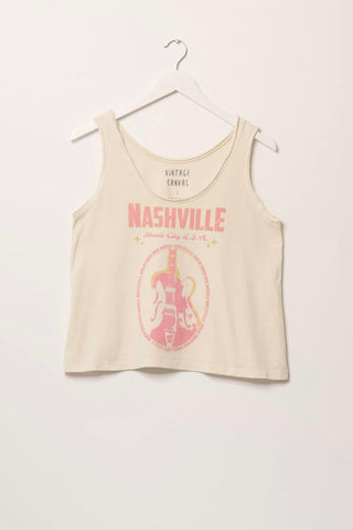 Promesa - Nashville Music City Racerback Graphic Tank Top