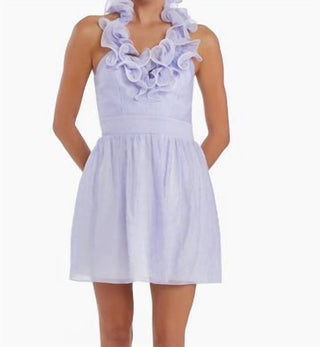 Amanda Uprichard - Ruffled Halter Mini Dress