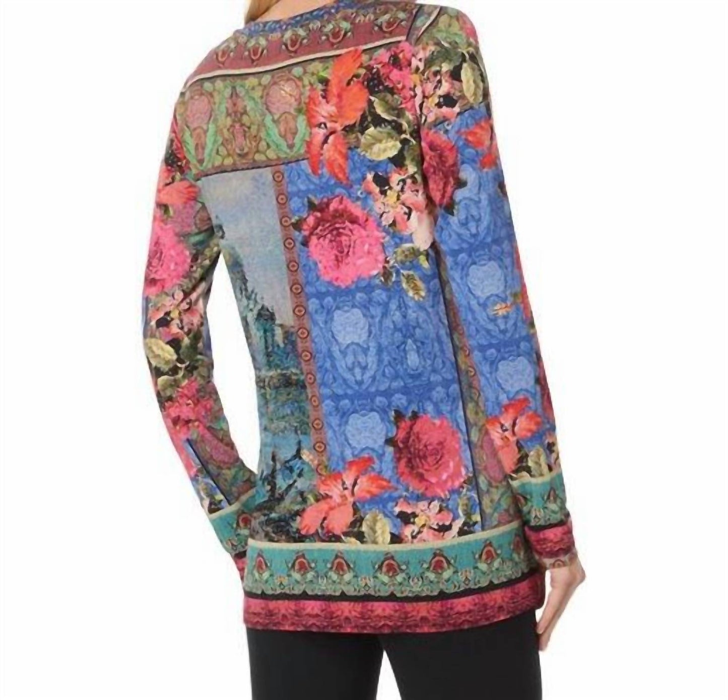 Johnny Was - THE JANIE LONG SLEEVE CREW NECK TEE