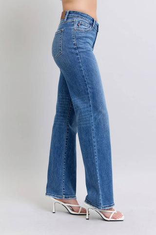 Judy Blue - High Waist V-front Straight Fit Jeans