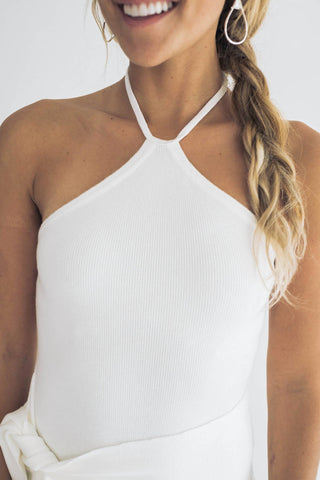 Falcon Park - Jet Halter Mini Dress