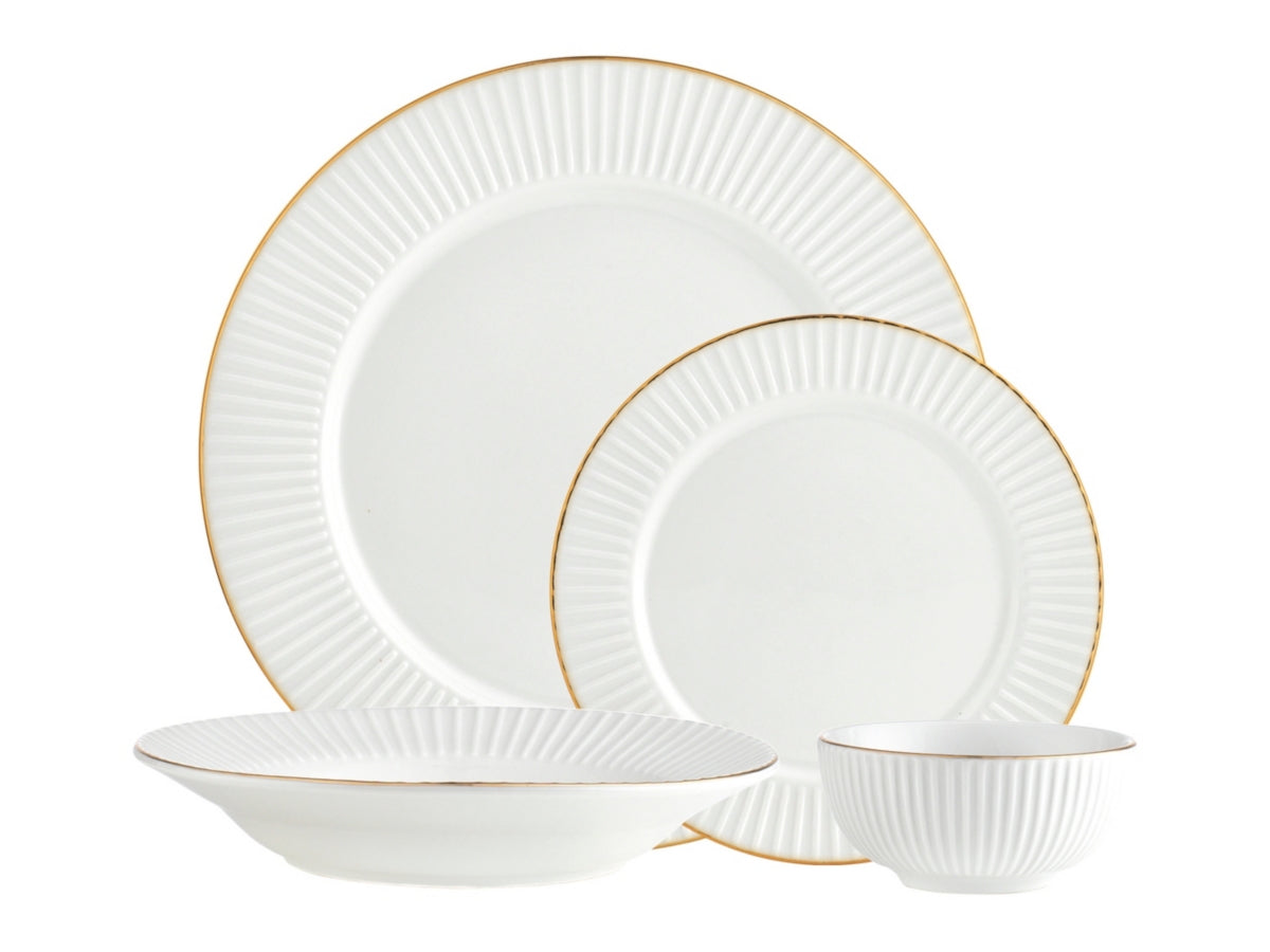 Godinger 82866 Inventure Set White Gold 16 Piece