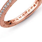 Pandora - Women's Sparkling Overlapping Ring