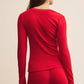 Z Supply - Holly Pointelle Long Sleeve Top