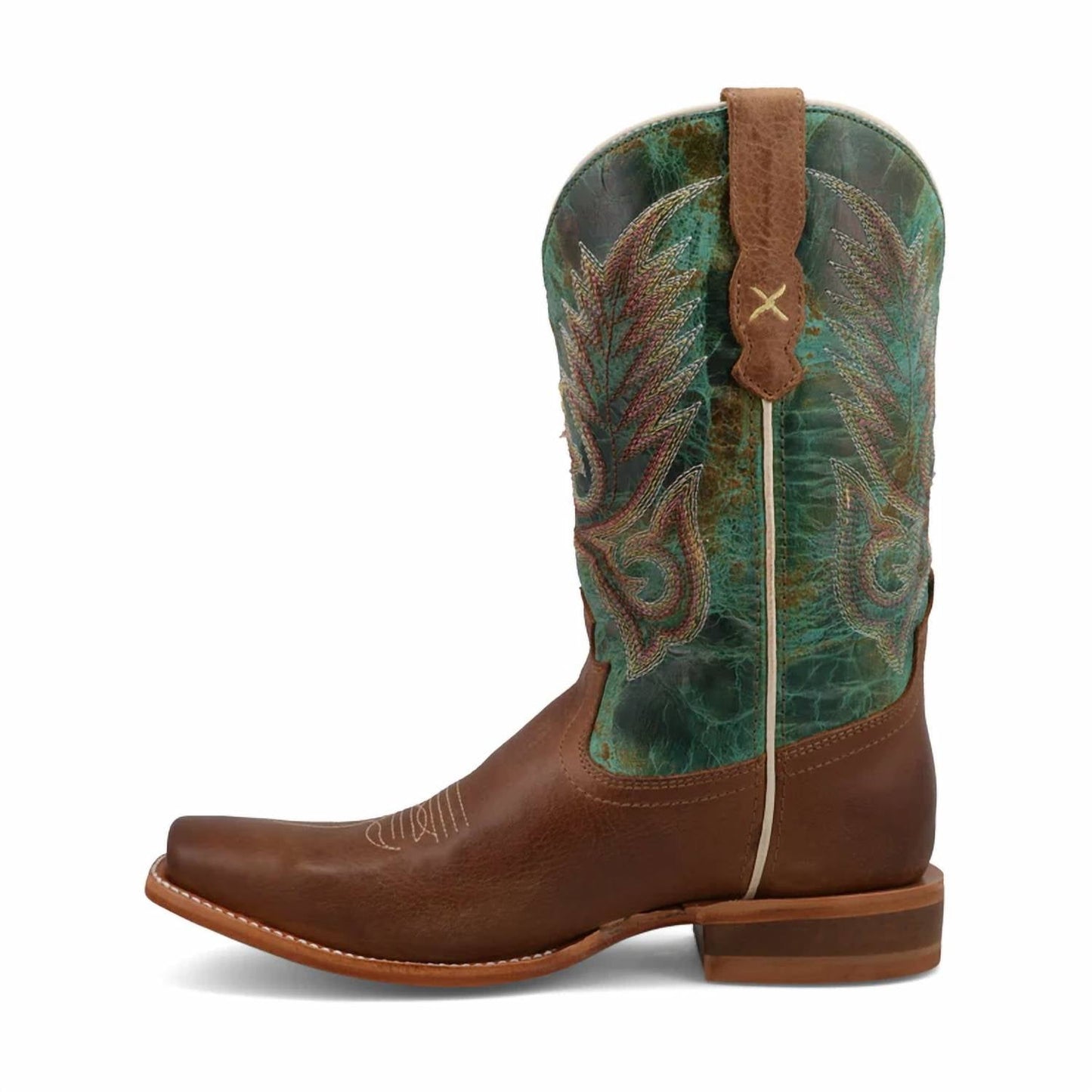 Twisted X - Women's Ginger & Distressed Turquoise 11" Rancher Boots
