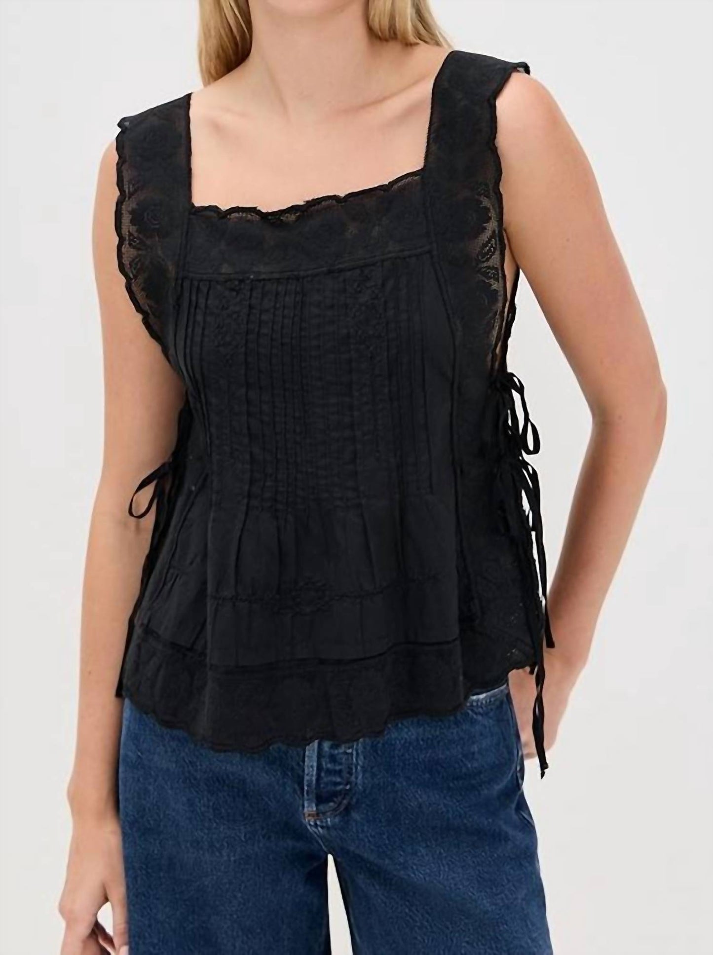 The Great. - Attic Lace Cami Top