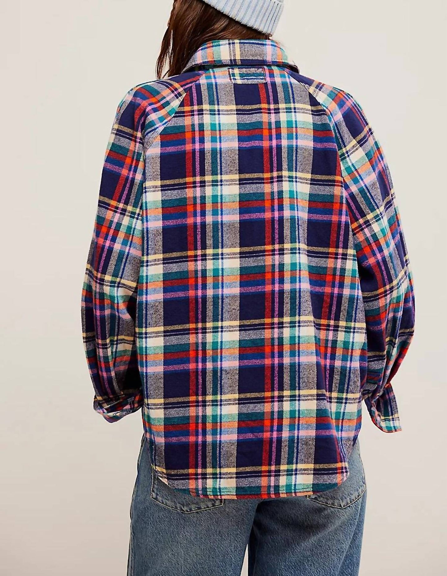 Free People - Girl Meets Boy Plaid Shirt