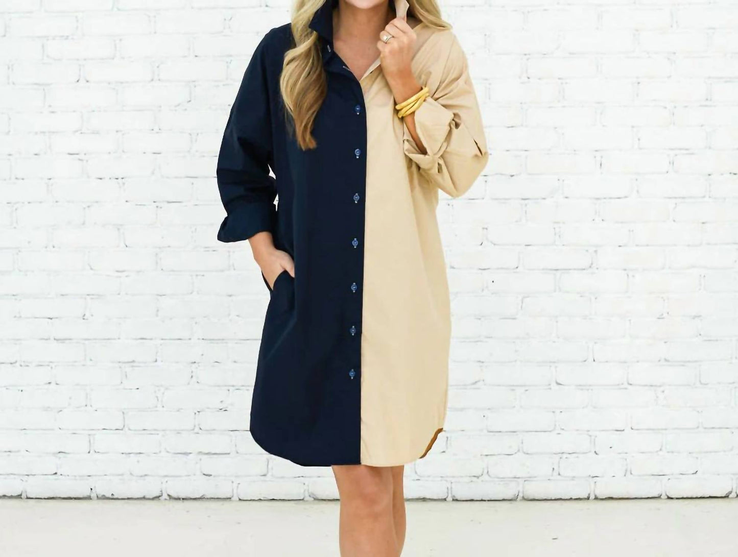 Caryn Lawn - Carter Contrast Mini Dress