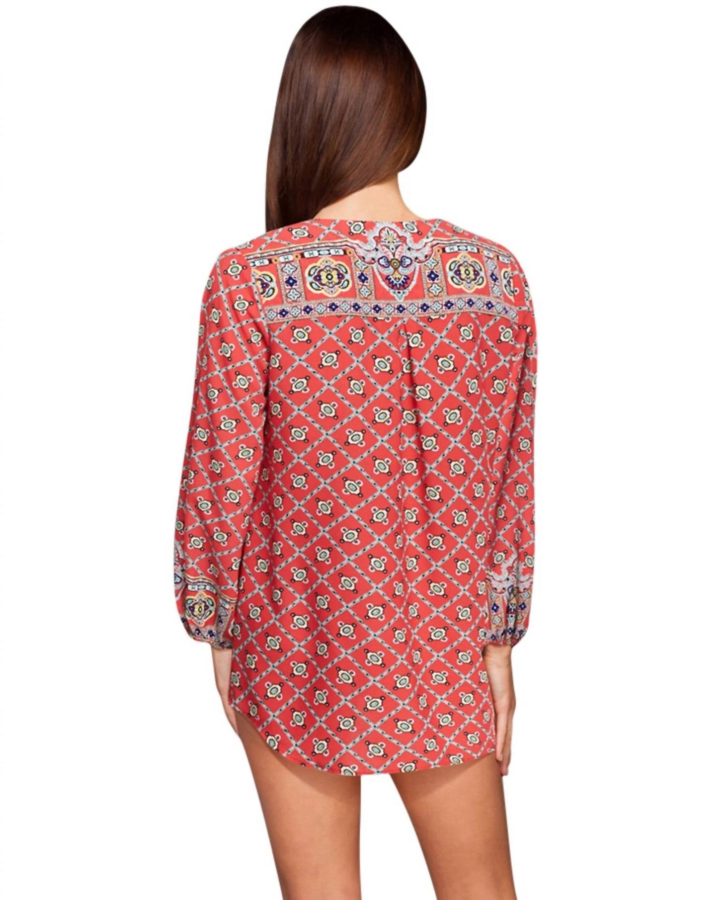 Nanette Lepore - Pretty Tough Lace Up Tunic Top