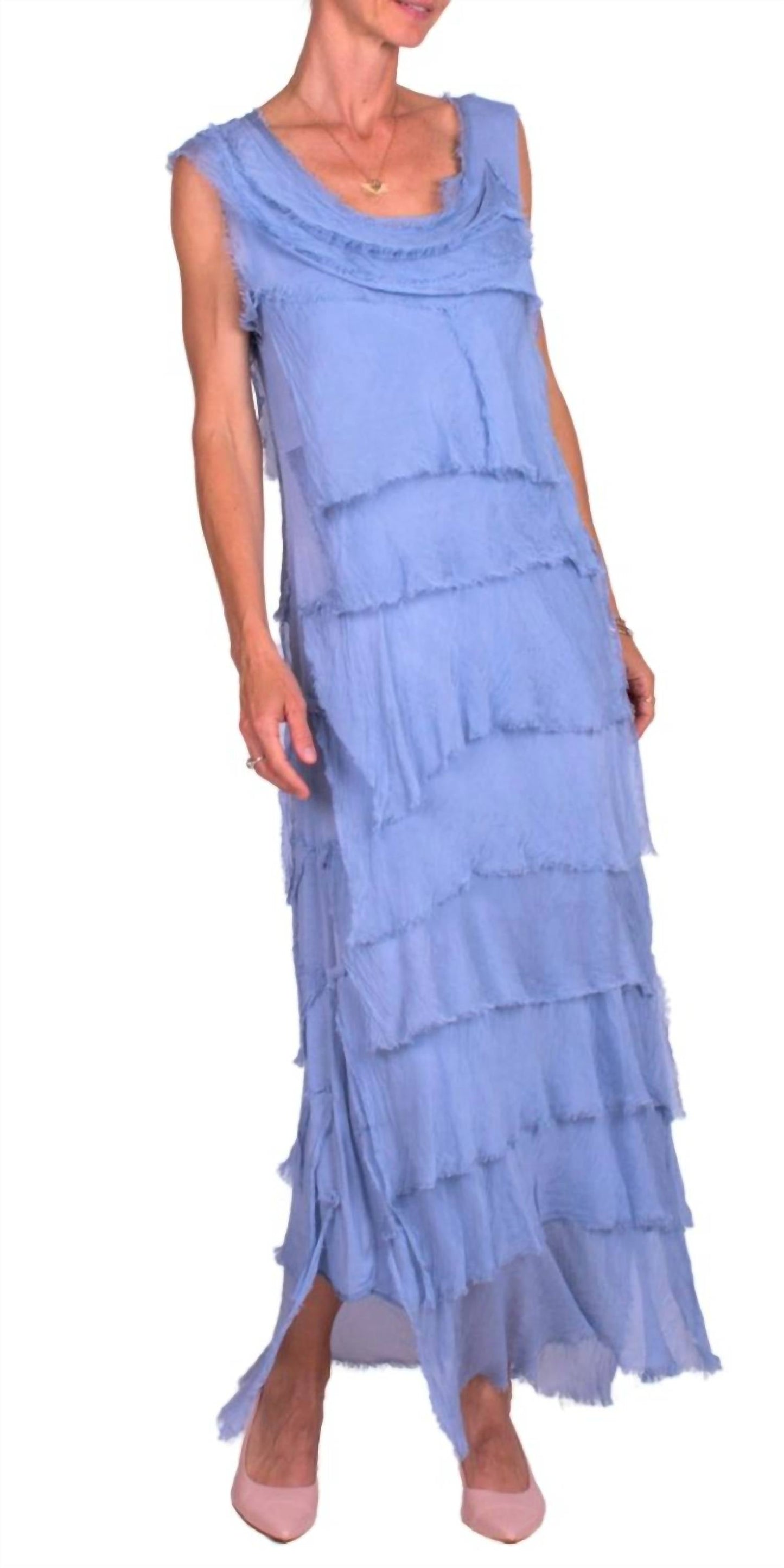 Gigi Moda - Siena Long Ruffle Dress