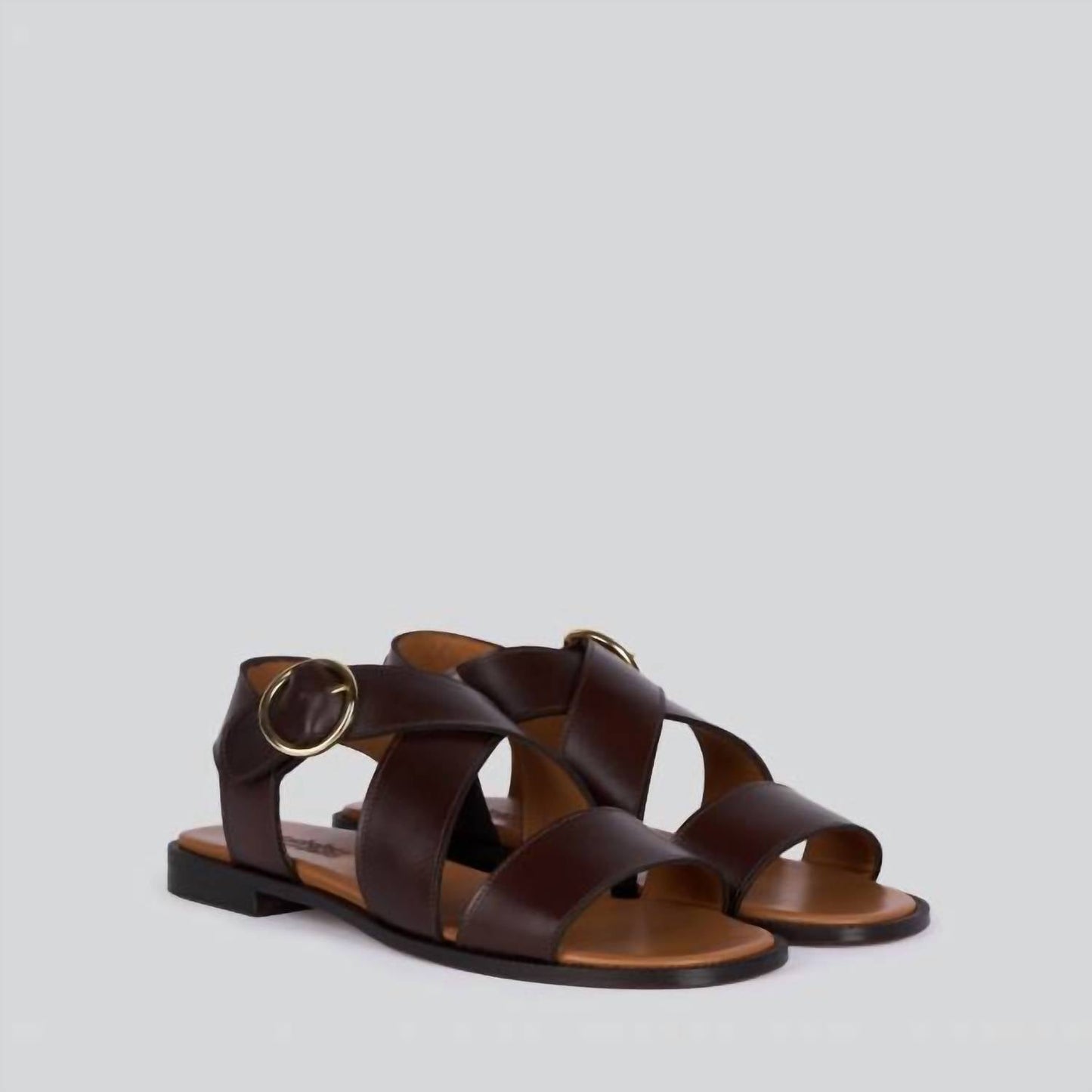 Anthology Editions - Women's Rome Oxford Buckle Flat Sandal