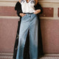 Free People - Come As You Are Denim Maxi Skirt