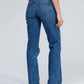 Askk Ny - Women's Long Low Rise Straight Jean