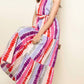 Thml - Tie dye tiered maxi dress