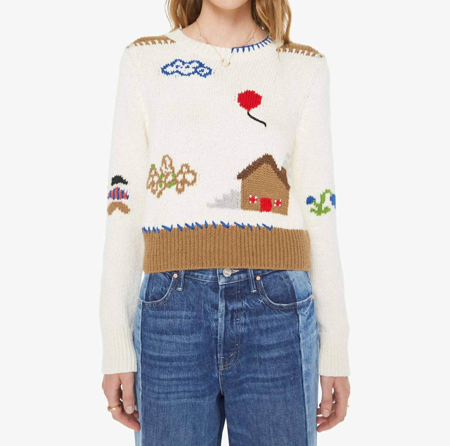 Mother - The Shrunken Crewneck Pullover Sweater