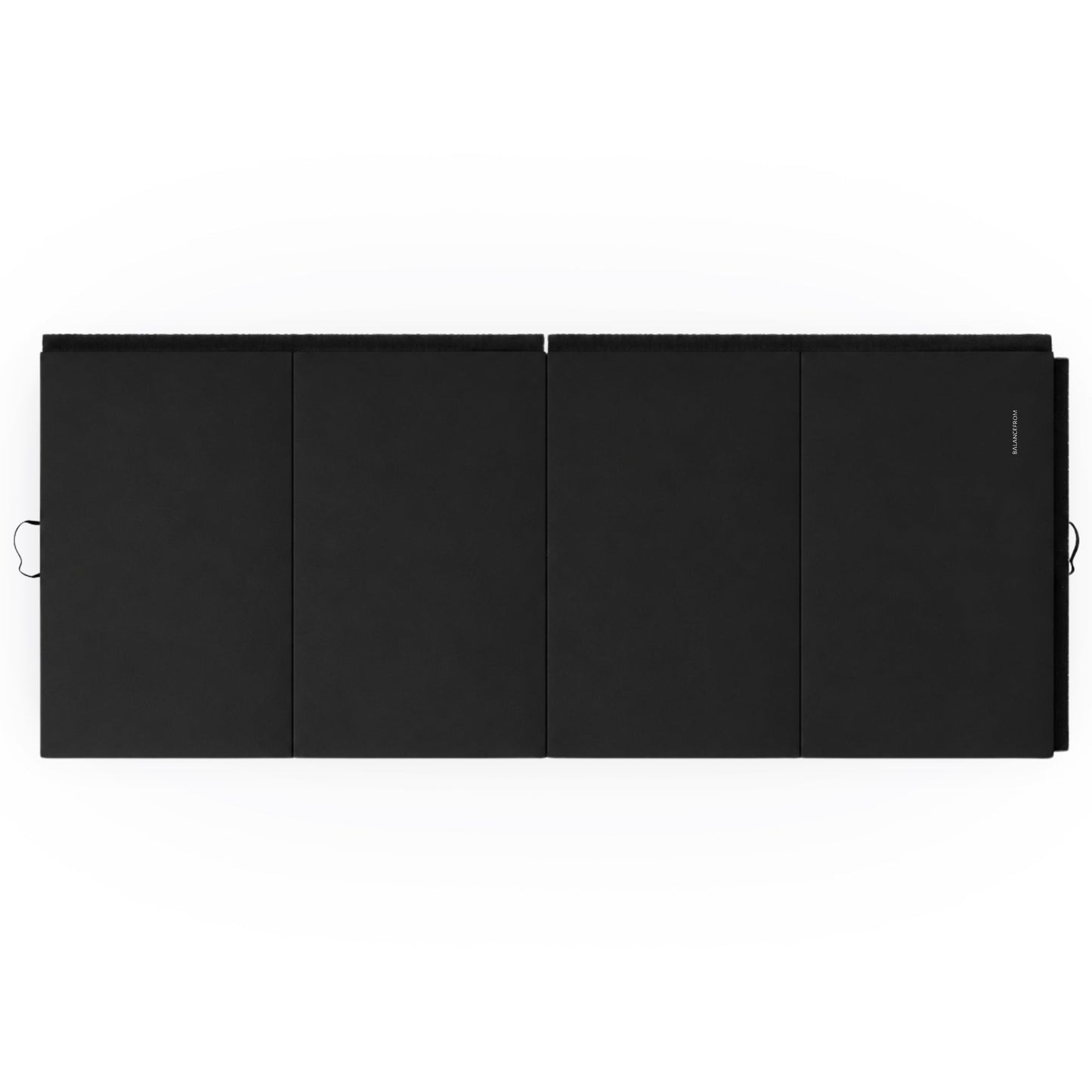 BalanceFrom Fitness 120 x 48" All Purpose Folding Gymnastics Exercise Mat, Black