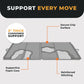 BalanceFrom Fitness GoGym 120x48in All Purpose Folding Gymnastics Mat, Purple