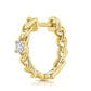 Diana M Jewels - 1.92gr Huggie Earrings With 0.12ct Diamonds