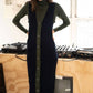 Mima Rosso - Green Knit Colorblock Vest Dress