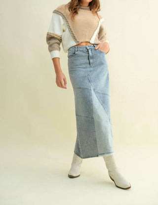 Cloud Ten - Two Tone Contrast Chain Sweater