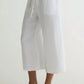Bella Dahl - Ruffle Waist Wide Leg Crop Pants