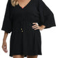Maxine Of Hollywood - Knit Crinkle Tunic Top