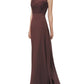 Jasmine Bridal - Long Boat Neckline Lace & Georgette Bridesmaid Dress