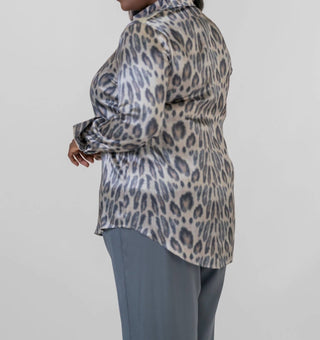 Catherine Gee - Daria French Cuff Silk Blouse - Plus