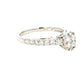 Aamiaa - 0.82 Carat Natural Diamond Cluster Engagement Ring - Size 6.5