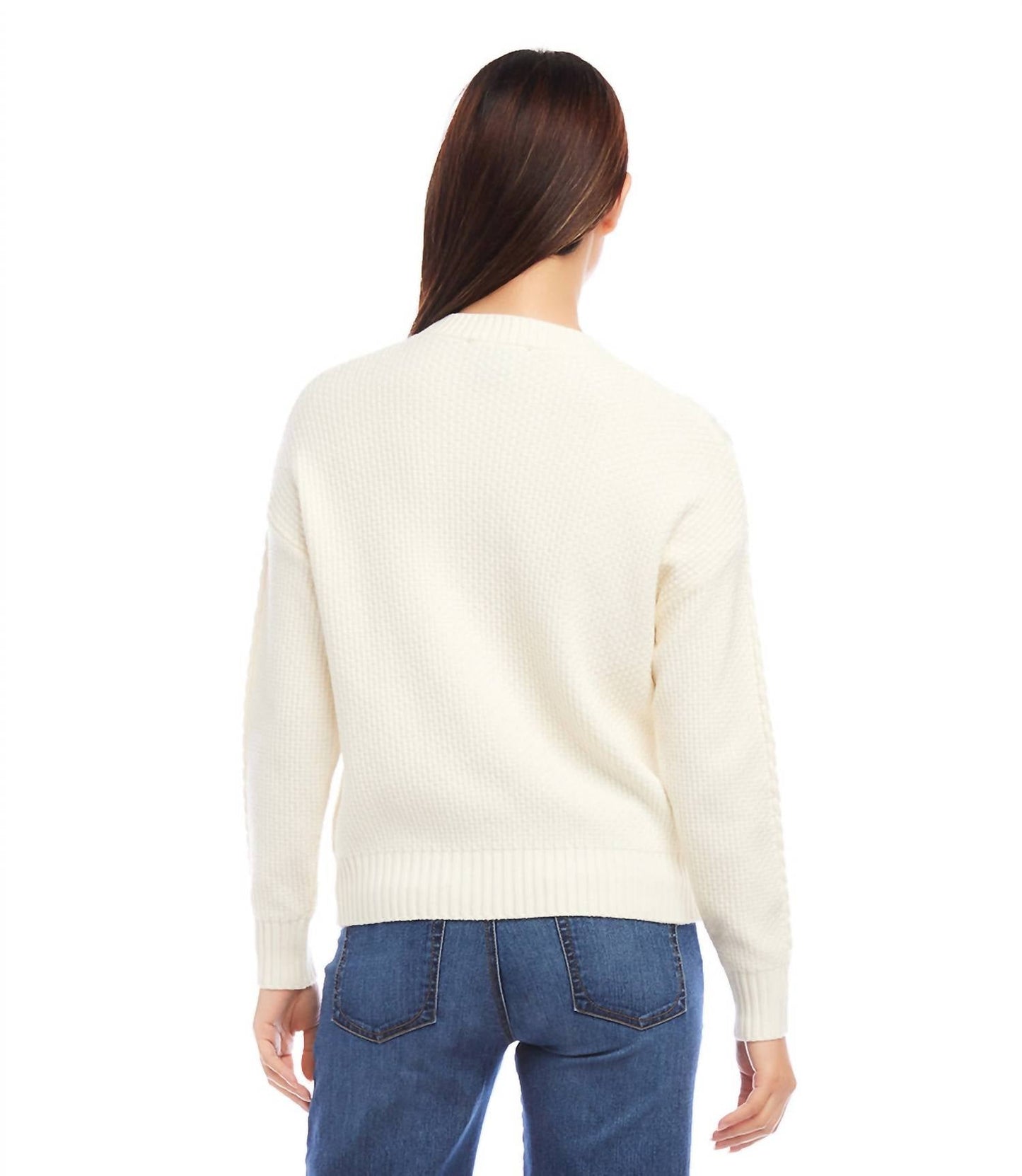 Karen Kane - Petite Size Cable Knit Sweater