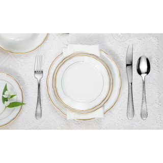 40 Piece Stainless Steel Silverware Set for 8