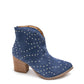 Naughty Monkey - Women's Twilight Studded Heeled Ankle Boot