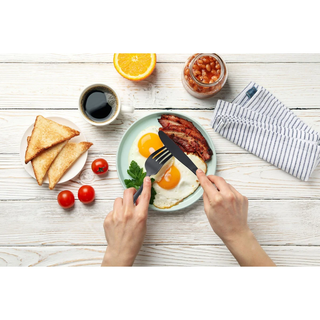 40 Piece Stainless Steel Silverware Set for 8