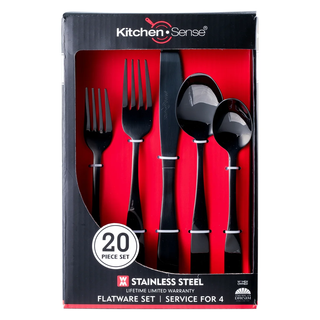 40 Piece Stainless Steel Silverware Set for 8