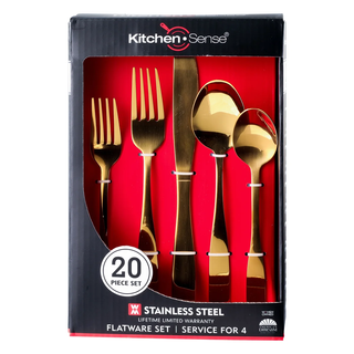 40 Piece Stainless Steel Silverware Set for 8
