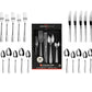 40 Piece Stainless Steel Silverware Set for 8