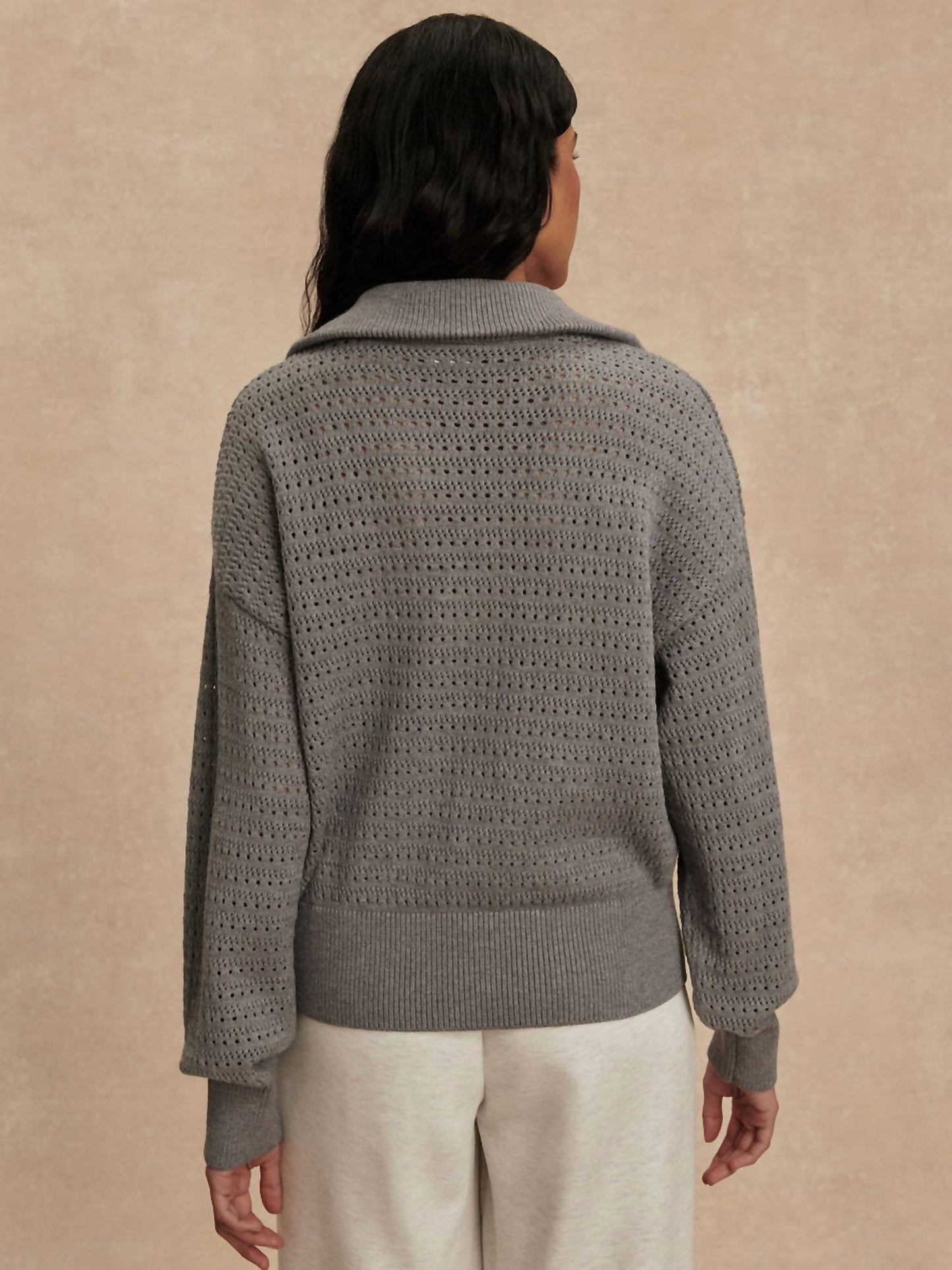 Varley - Darla Half Zip Knit Sweater