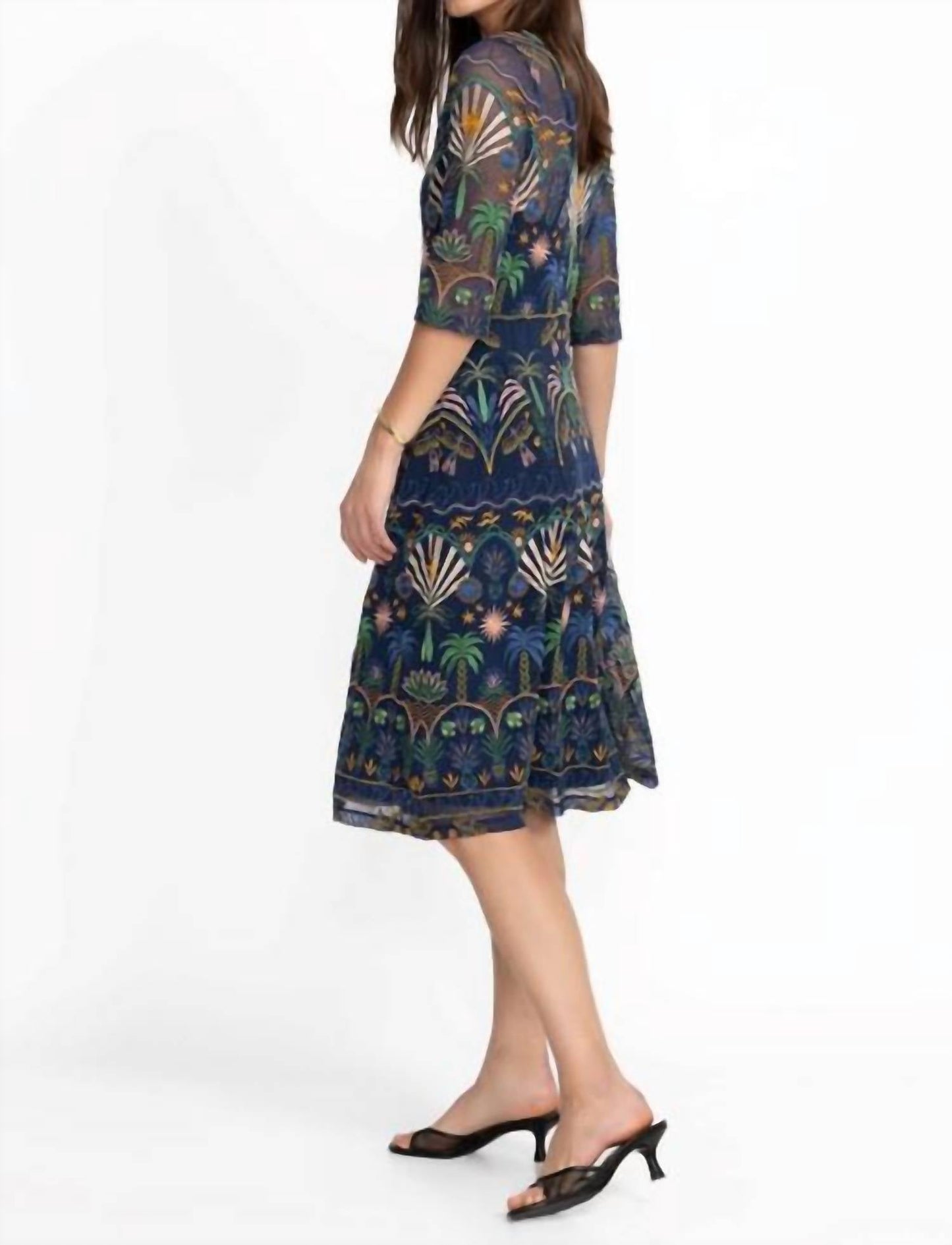 Johnny Was - NOVA PANELED MIDI DRESS