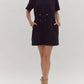Entro - Drawstring Waist Mini Dress