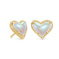 Kendra Scott - Women's Ari Heart Stud Earrings