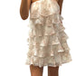 Arose Studio - Olivia One Shoulder Tiered Mini Dress