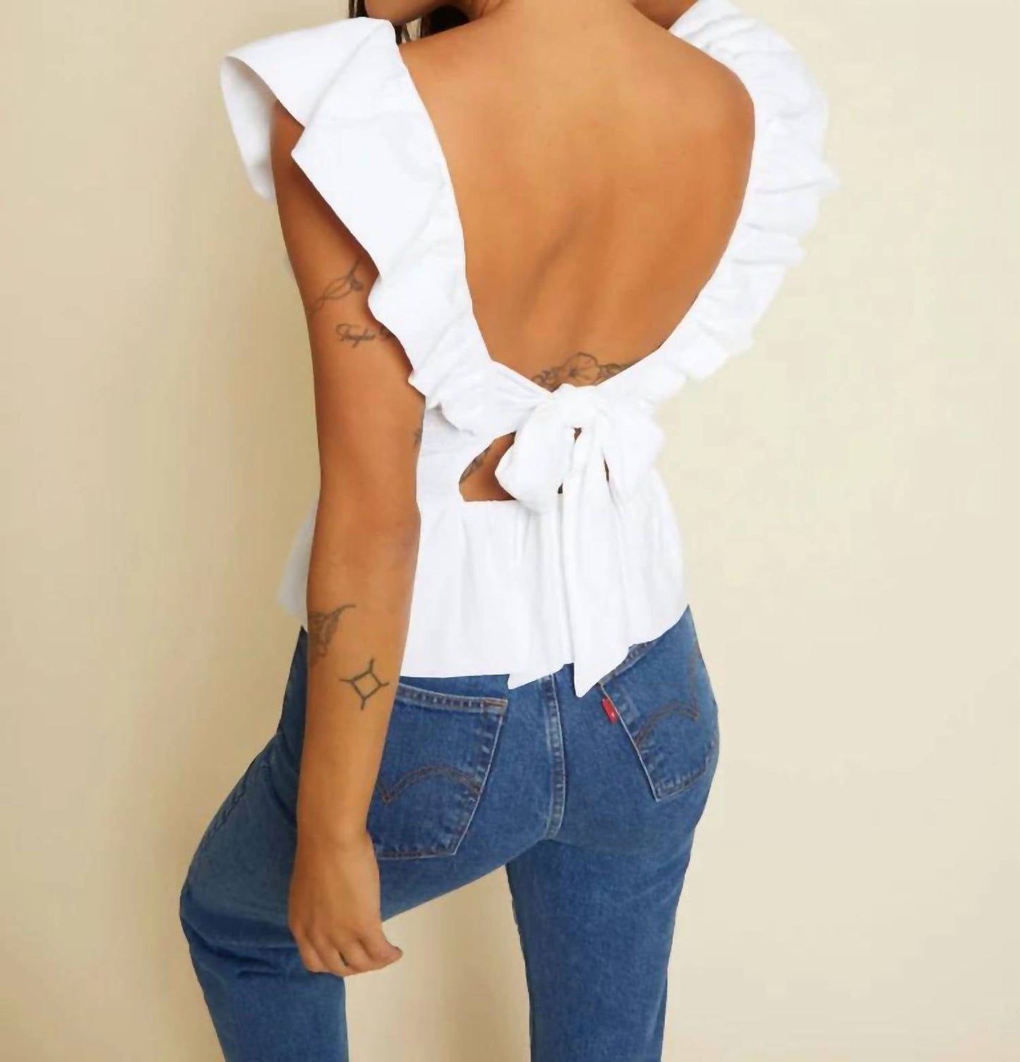 Nation Ltd - Jenny Fused Ruffle Tank
