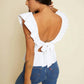 Nation Ltd - Jenny Fused Ruffle Tank