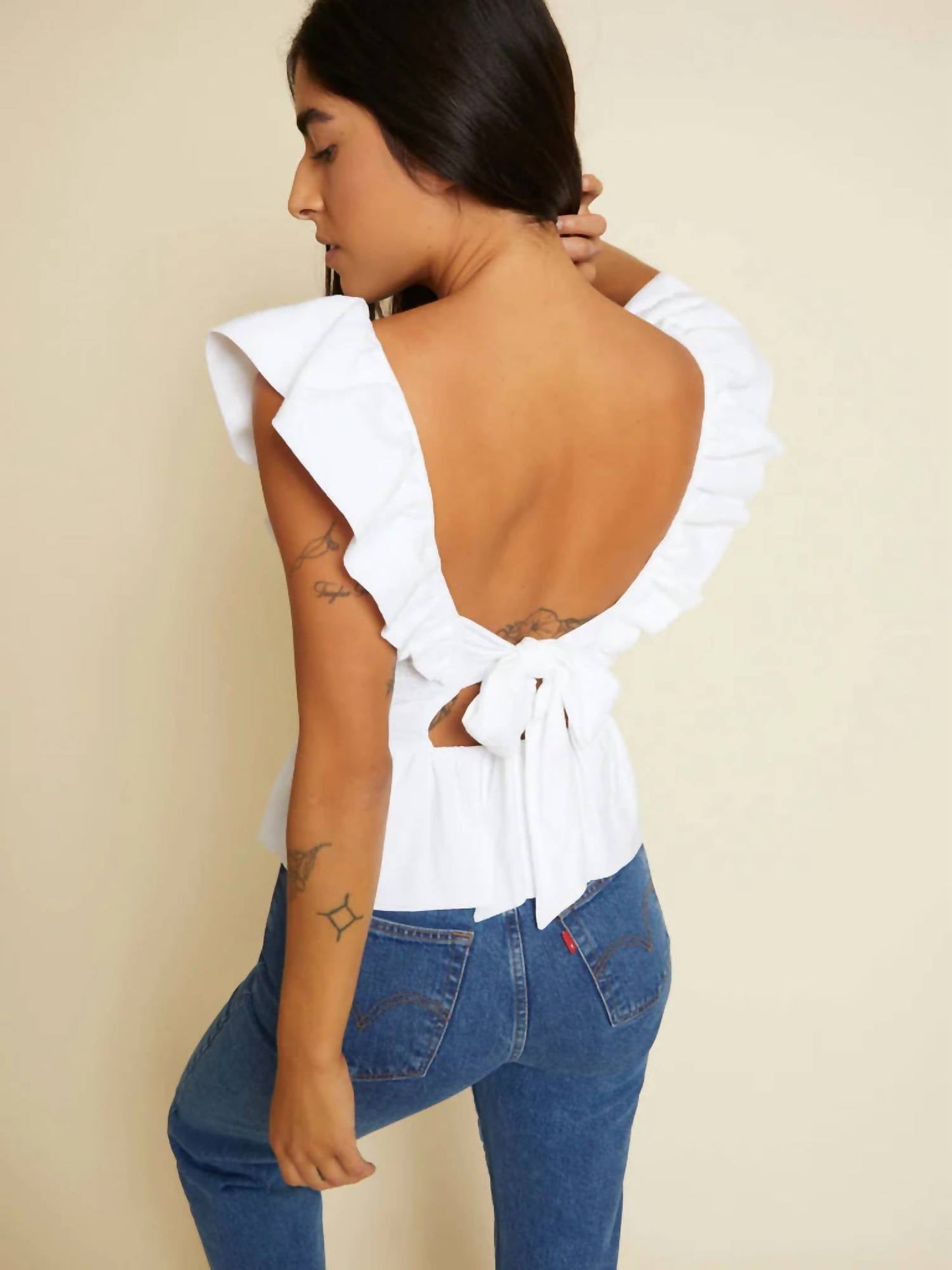 Nation Ltd - Jenny Fused Ruffle Tank