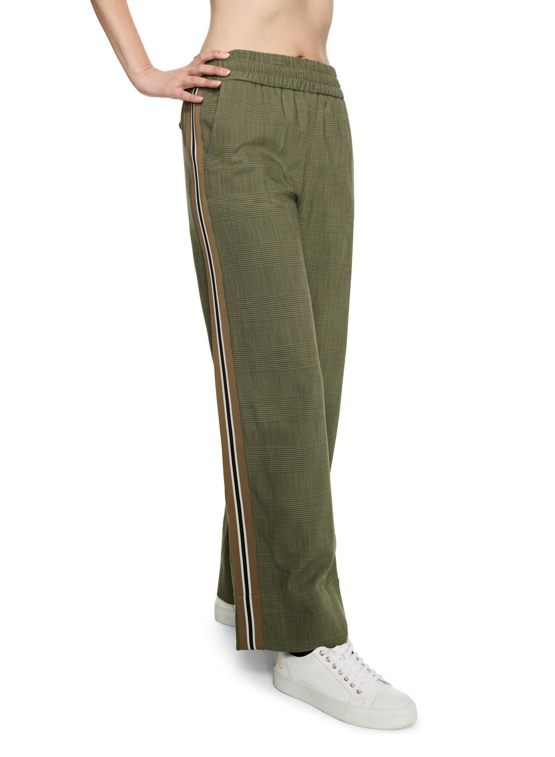 On This Day - Wide-leg Track Pants With Side Tape Detail