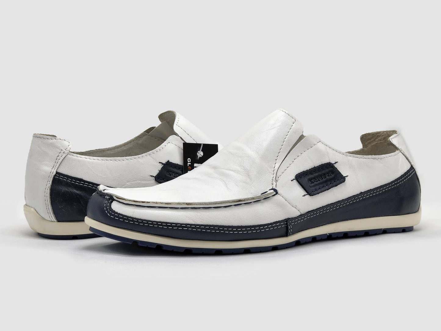 Kcr Group - Men's Dockside Slip-on Leather Boat Shoes