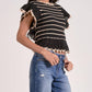 Elan - Crochet Frills Top