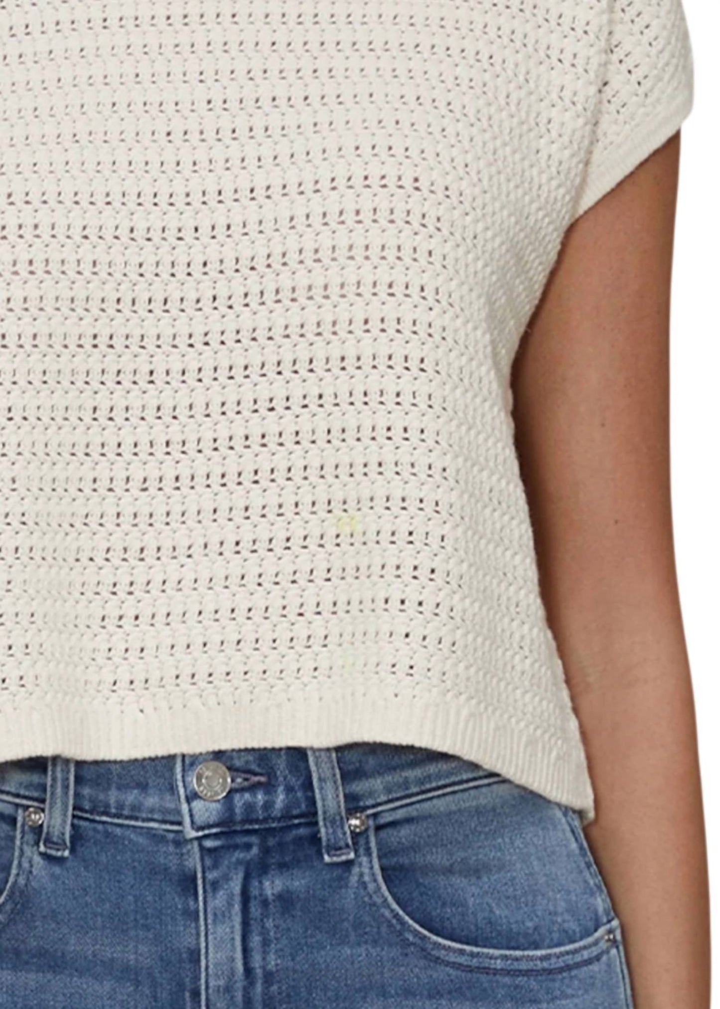 Le Jean - Crochet Muscle Tee Sweater