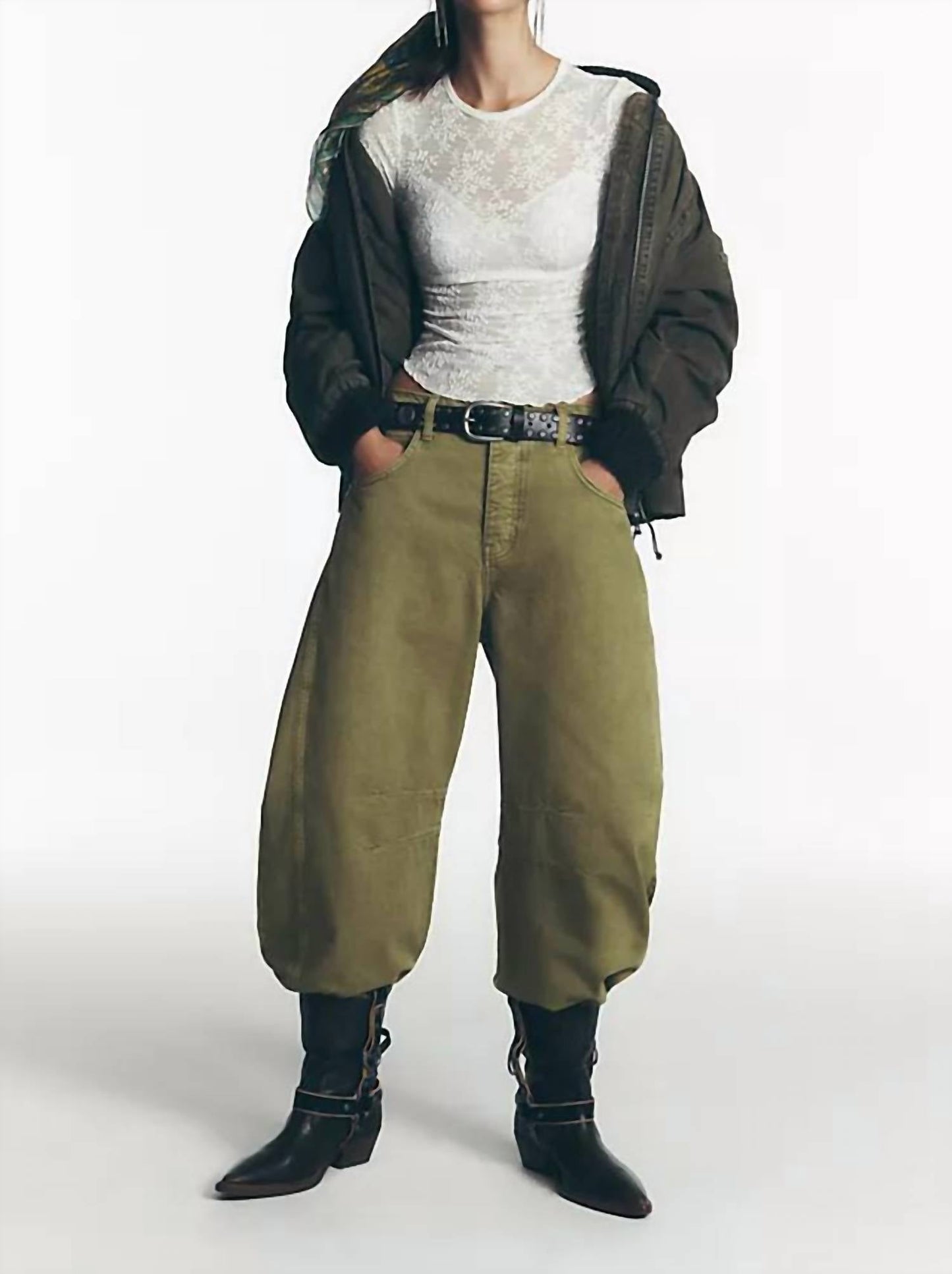 Free People - We The Free Jax Washed Bomber Jacket