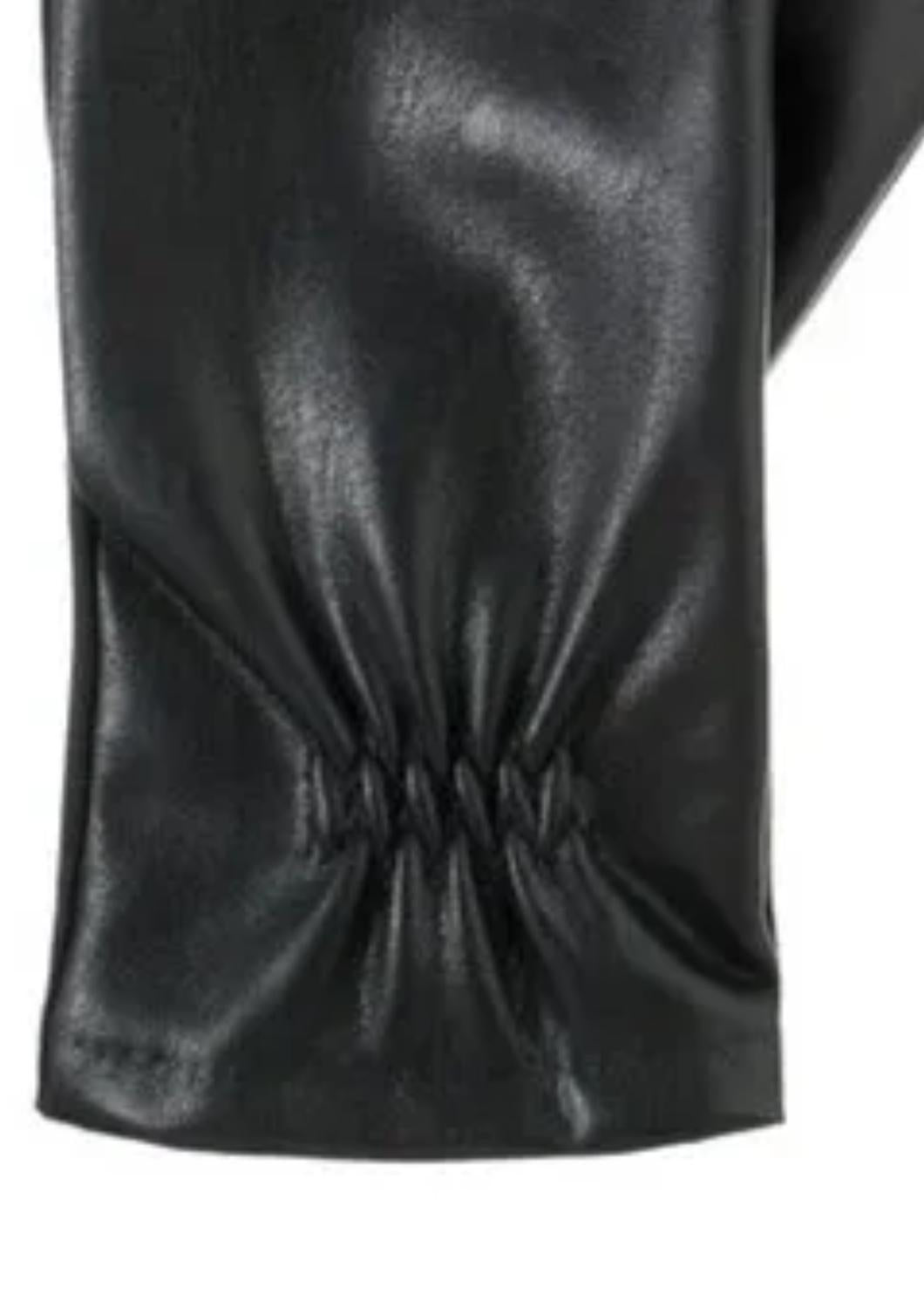 Isotoner - Women's Faux Stretch Leather Gloves